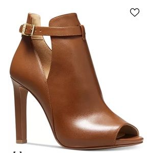 New Michael Kora Open Toe Booties Size 8.5